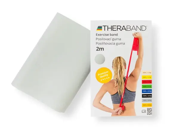Thera-Band Inside posilňovacia guma 2 m, strieborná, super silná
