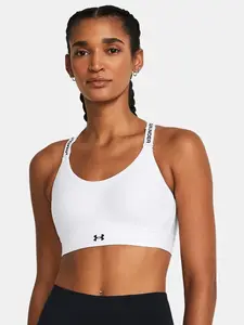 Dámská podprsenka Under Armour UA Infinity Mid 2.0 Bra-WHT - Dámské