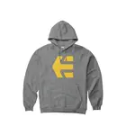 Etnies pánská mikina Classic Icon Grey/Grey/Yellow | Šedá | Velikost M