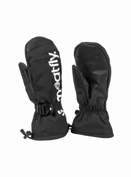 Meatfly pánské rukavice Osbourne Black | Černá | Velikost S