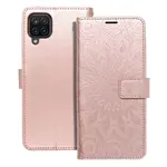 Mezzo pouzdro, Samsung Galaxy A12, vzor 2, rosegold