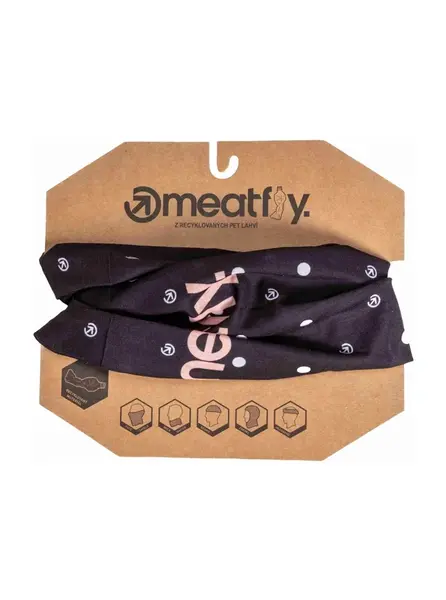Meatfly šátek Cody Dots Black | Černá | Velikost One Size