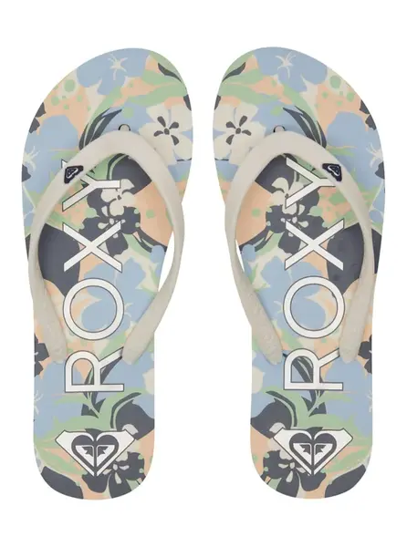 Roxy dámské žabky Tahiti VII Soft Lime/Ocean | Zelená | Velikost 9 US