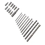 Sada vrtáků a bitů do betonu, 21 ks, FASTER TOOLS