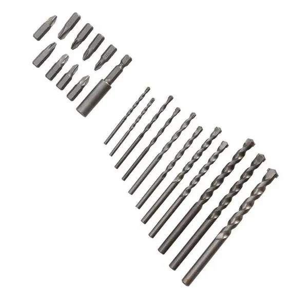 Sada vrtáků a bitů do betonu, 21 ks, FASTER TOOLS