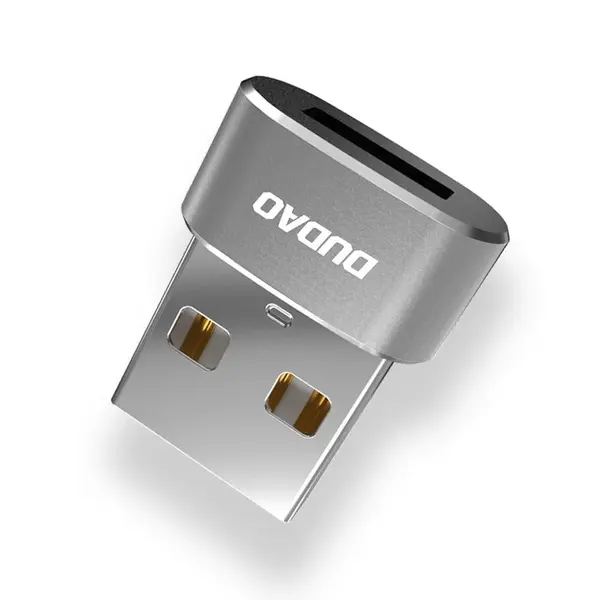 Dudao Adaptér USB-C na USB, černý