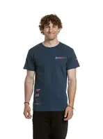 Meatfly pánské tričko Furious Sea | Modrá | Velikost M | 100% bavlna