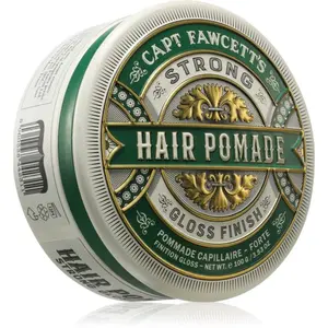Captain Fawcett Hair Pomade Strong Gloss Finish pomáda na vlasy pre mužov 100 g