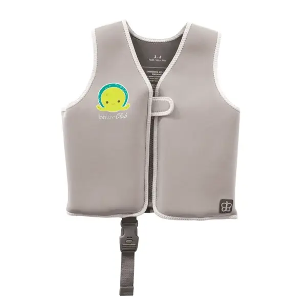 BBLUV plavecká neoprénová vesta Näj Grey veľ. M (3-6r)