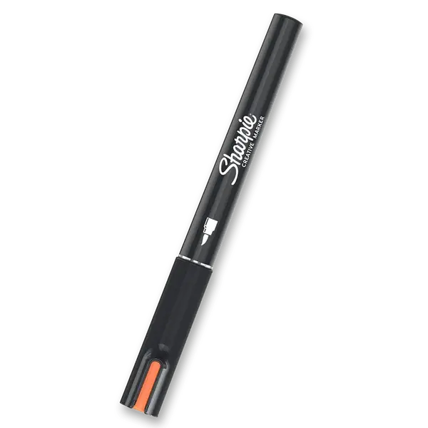 Akrylový popisovač Sharpie Acrylic Marker Brush - oranžový