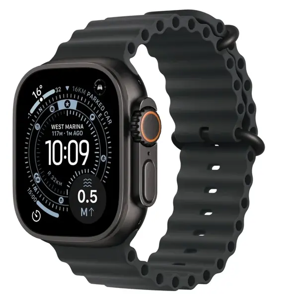 APPLE Watch Ultra 3 GPS + Cellular 49mm černý titan - černý oceánský řemínek