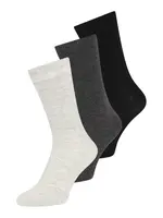 Jack & Jones Plus Ponožky 'Jacrafael'  sivá melírovaná / čierna / biela melírovaná