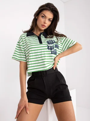Blouse-FA-BZ-7785.91P-white-green