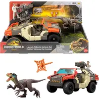 Jurassic World Super auto s vodičom a dinosaurom