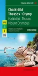 Chalkidiki - Thasos - Olympus 1:150 000 / automapa a rekreační mapa