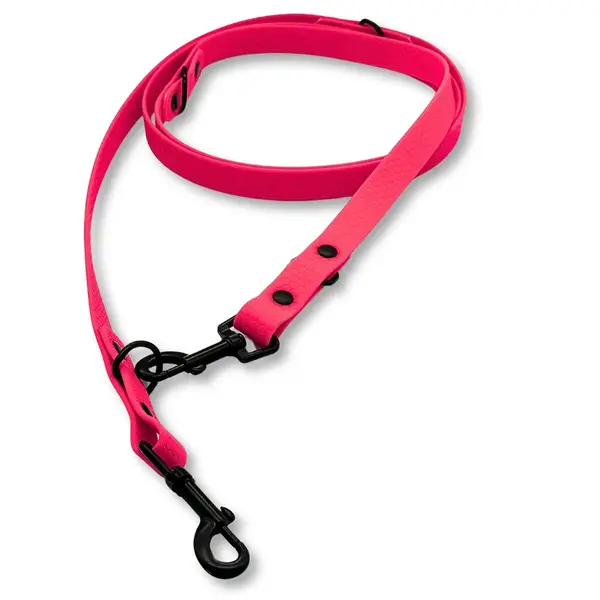 PafDog® Přepínací flexibilní HEXA voděodolné vodítko, neonově růžové PAF-367