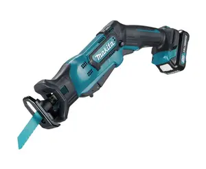 Makita Náradie - 12V AKU mečová píla, 2x aku 2,0 Ah, nabíjačka JR103DSAE