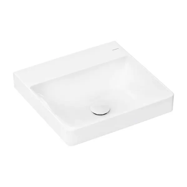 Hansgrohe Xelu Q - Umývátko 50x48 cm, bez přepadu, bez otvoru pro baterii, SmartClean, bílá 61015450