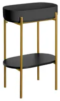 Sapho Puno - Podstavec s umyvadlem 55x86x36 cm, matná zlatá/černá SKA570-5-01