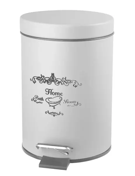 Aqualine Nicea - Odpadkový koš 3 l, bílá 7500