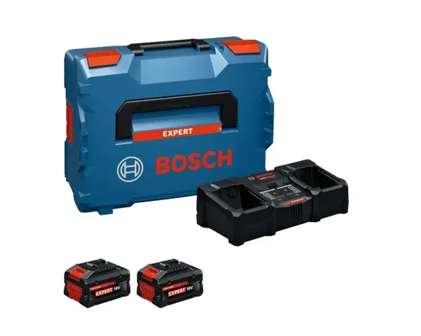 Bosch - Sada 16A nabíječky EXAL 18V2-320 a 2x aku EXBA 18V-80 Li-Ion 8,0 Ah 1600A0373X