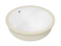 Hansgrohe Xuniva S - Umývadielko zápustné, priemer 35 cm, s prepadom, biela 60151450