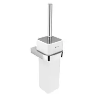 Nimco Nikau - WC kefa nástenná s držiakom, biela/chróm NK 30094K-26