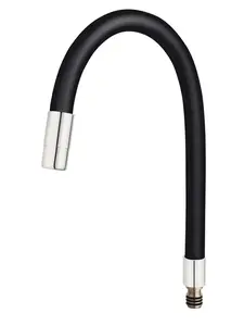 Novaservis Příslušenství - Hadice ke dřezové baterii, černá/chrom W100B