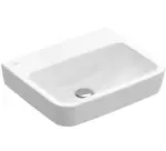 Villeroy & Boch O.novo - Umývátko na desku, 45x37 cm, bez přepadu, bez otvoru pro baterii, alpská bílá 43444F01