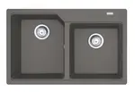 Franke Urban - Fragranitový dřez UBG 620-78, 78x50 cm, šedý kámen 114.0700.119