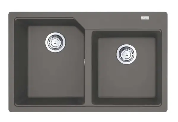Franke Urban - Fragranitový dřez UBG 620-78, 78x50 cm, šedý kámen 114.0700.119