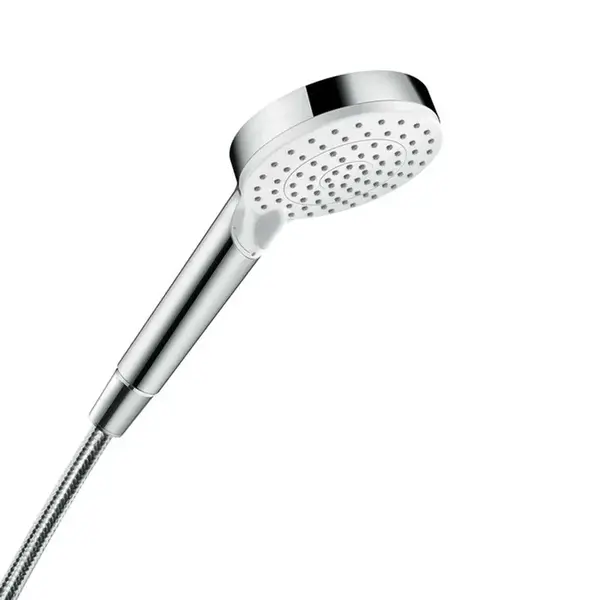 Hansgrohe Crometta - Sprchová hlavica Vario 100, 2 prúdy, EcoSmart 9 l/min, biela/chróm 26332400