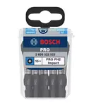 Bosch Příslušenství - Sada bitů PH2, délka 55 mm, 15 ks 2608522523