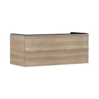 Hansgrohe Xelu Q - Umyvadlová skříňka, 50x118x55 cm, 2 zásuvky, přírodní dub/chrom 54084000