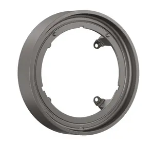 Axor ShowerSelect ID - Predĺženie 17x17 cm, kefovaný čierny chróm 13646340