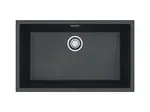 Alveus Omni - Granitový dřez 75x45 cm, carbon 1150062