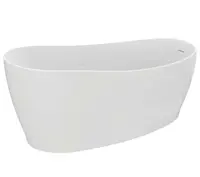 Ideal Standard Around - Voľne stojaca asymetrická vaňa, 180x85 cm, lesklá biela K871501