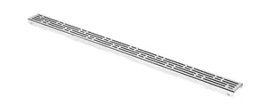Tece TECEdrainline - Rošt Basic pro sprchový žlab 150 cm, kartáčovaný nerez 601511