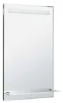 Aqualine Doplňky - Zrcadlo s LED osvětlením 50x80 cm a poličkou, chrom ATH52