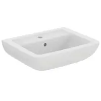Ideal Standard Eurovit - Umývadlo, 55x44x19 cm, s prepadom, otvor na batériu, biela K284701