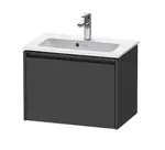 Duravit Ketho.2 - Umývadlová skrinka, 44x61x39 cm, 1 zásuvka, grafit mat K25055049490000