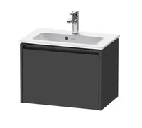 Duravit Ketho.2 - Umývadlová skrinka, 44x61x39 cm, 1 zásuvka, grafit mat K25055049490000