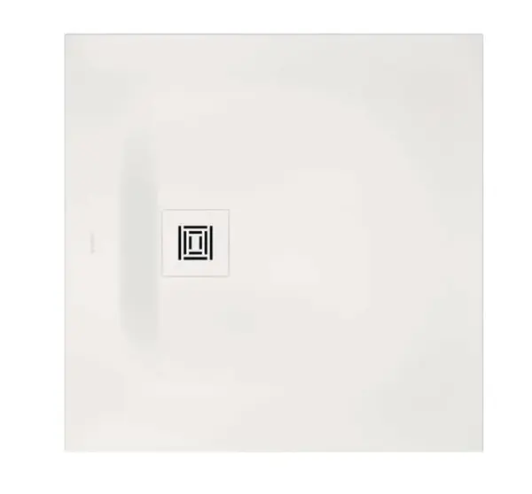 Duravit Sustano - Sprchová vanička, 80x80 cm, DuraSolid, matná biela 720269740000000