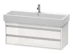 Duravit Ketho - Umývadlová skrinka 48x115x44 cm, 2 zásuvky, lesklá biela KT663902222