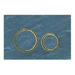 Geberit Sigma21 - Ovládacie tlačidlo na 2 množstvá splachovania, bridlica Mustang/mosadz 115.652.JM.1