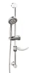 Novaservis Sprchové súpravy - Set sprchovej hlavice, 5 prúdov, tyče s mydlovničkou a hadice, chróm KIT03,0