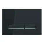 Geberit Sigma50 - Ovládacie tlačidlo splachovania, čierna/čierny chróm 115.671.DW.2