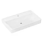 Hansgrohe Xanuia Q - Umývadlo 80x48 cm, bez prepadu, otvor na batériu, SmartClean, biela 61138450