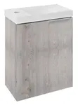 Sapho Latus - Umývadlová skrinka, 39x50x22 cm, 1 dvierka Ľ/P, dub Mocca LT110-1212