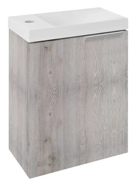 Sapho Latus - Umývadlová skrinka, 39x50x22 cm, 1 dvierka Ľ/P, dub Mocca LT110-1212